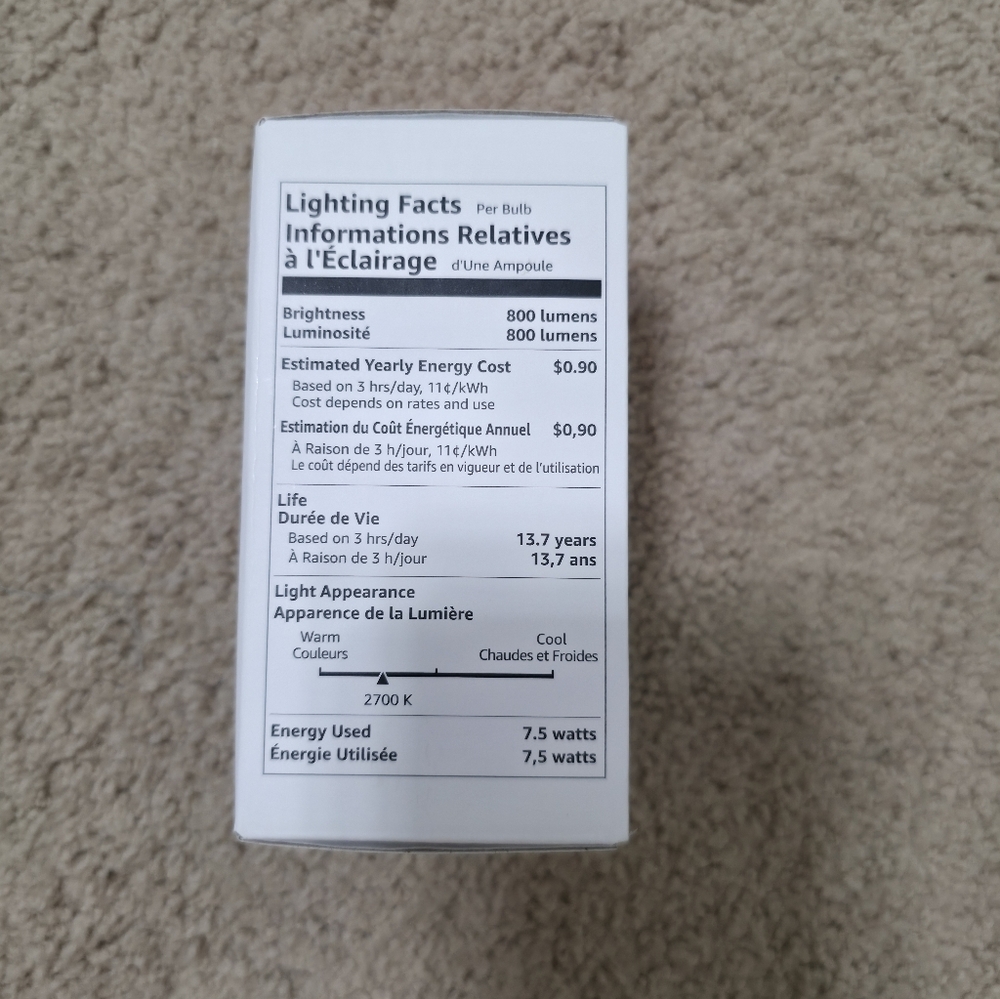 Amazon Basics Color Changing Smart Bulb - Picture 3 of 5